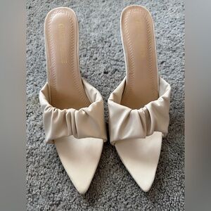 Chase + Chloe Cream Sandals for Women